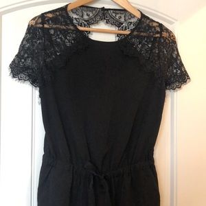 NWT LOFT jumpsuit with lace